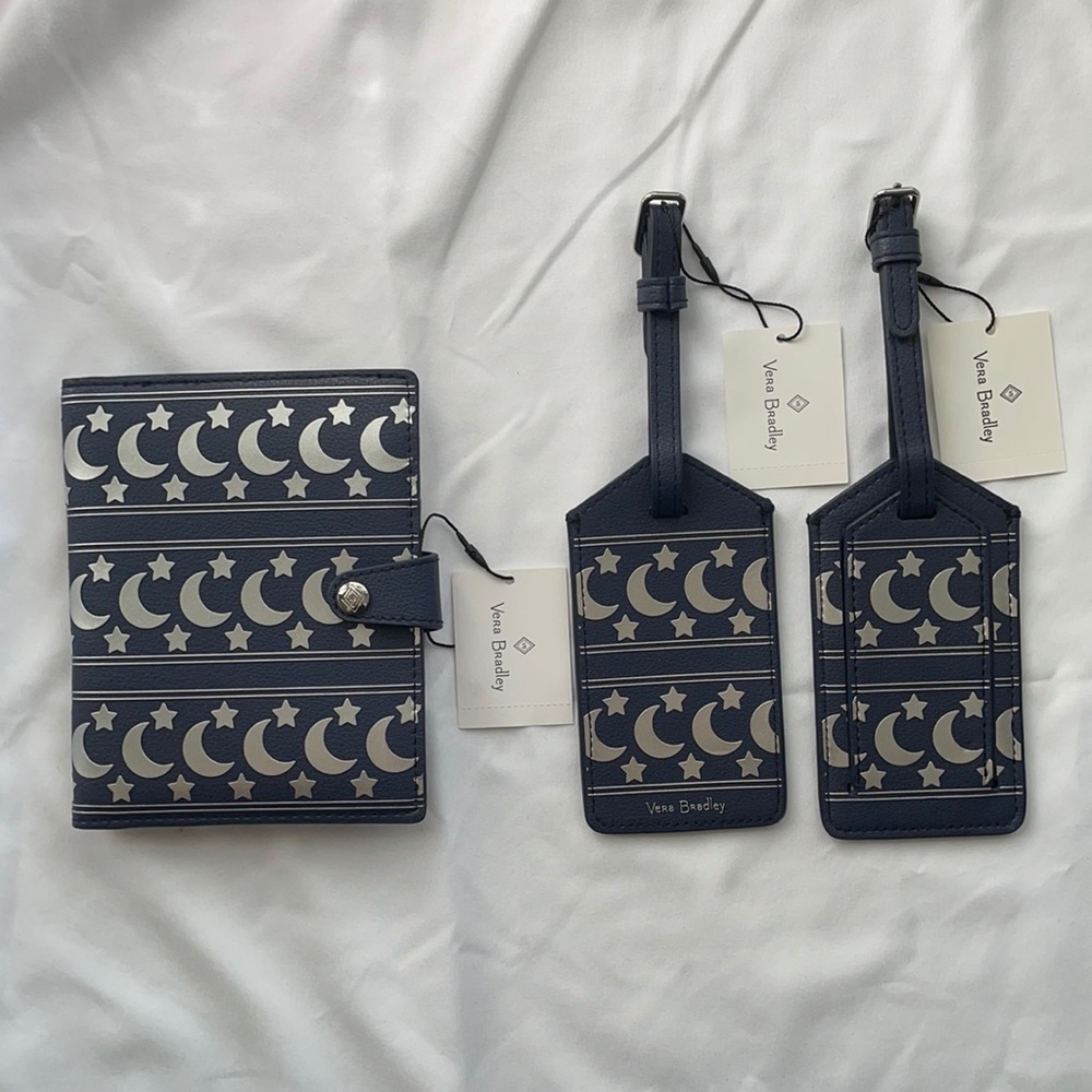 **SOLD**NWT Vera Bradley Luggage Tags and RFID Passport